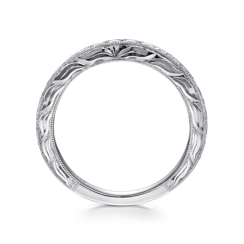 14k White Gold Diamond Anniversary Band