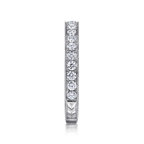 14k White Gold Diamond Anniversary Band
