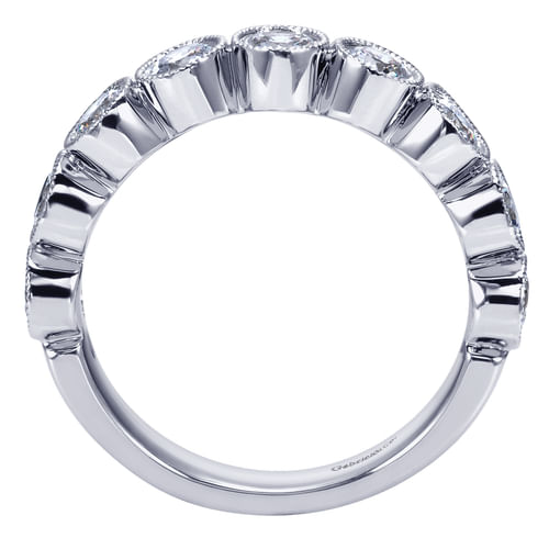 14k White Gold Diamond Anniversary Band