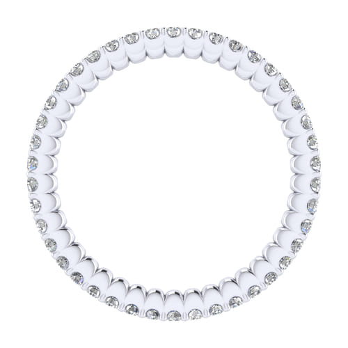 14k White Gold Diamond Eternity Band