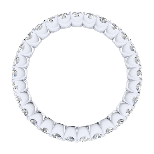 14k White Gold Diamond Eternity Band