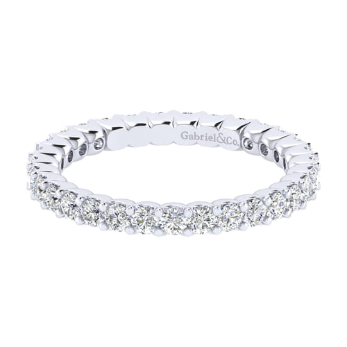 14k White Gold Diamond Eternity Band 14k White Gold Diamond Eternity Band