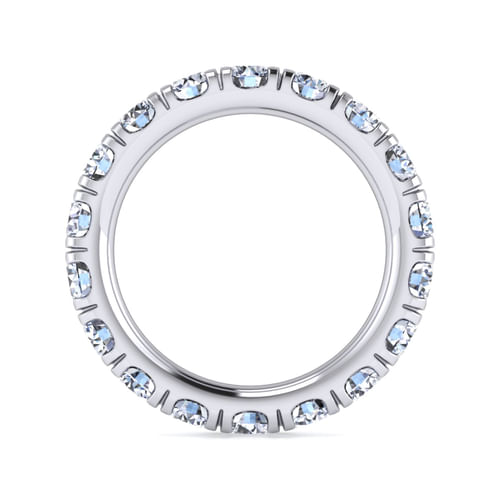 14k White Gold Diamond Eternity Band
