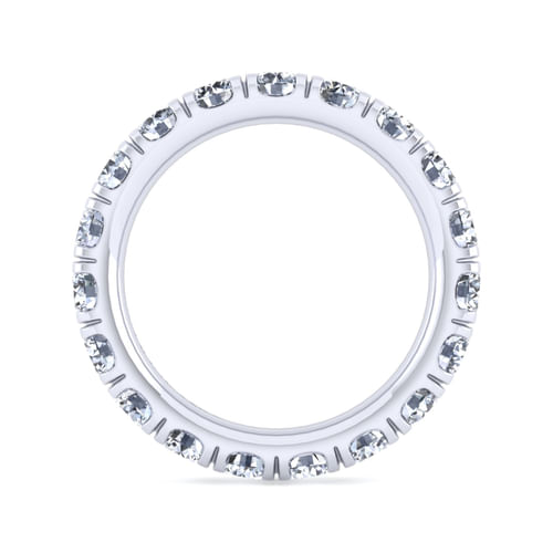 14k White Gold Diamond Eternity Band