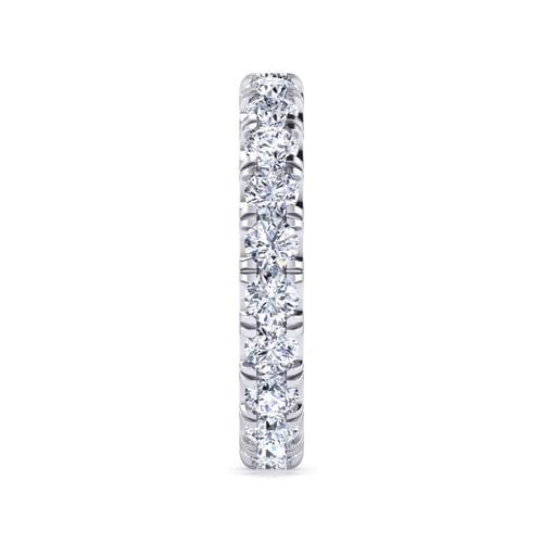 14k White Gold Diamond Eternity Band