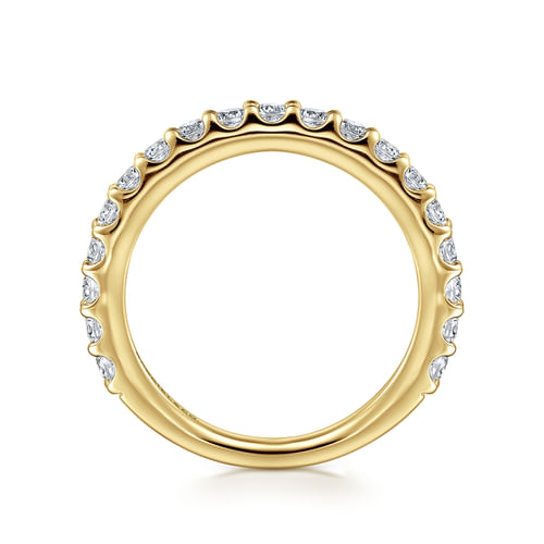 14k Yellow Gold Diamond Anniversary Band