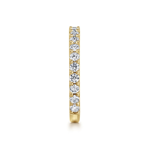 14k Yellow Gold Diamond Anniversary Band