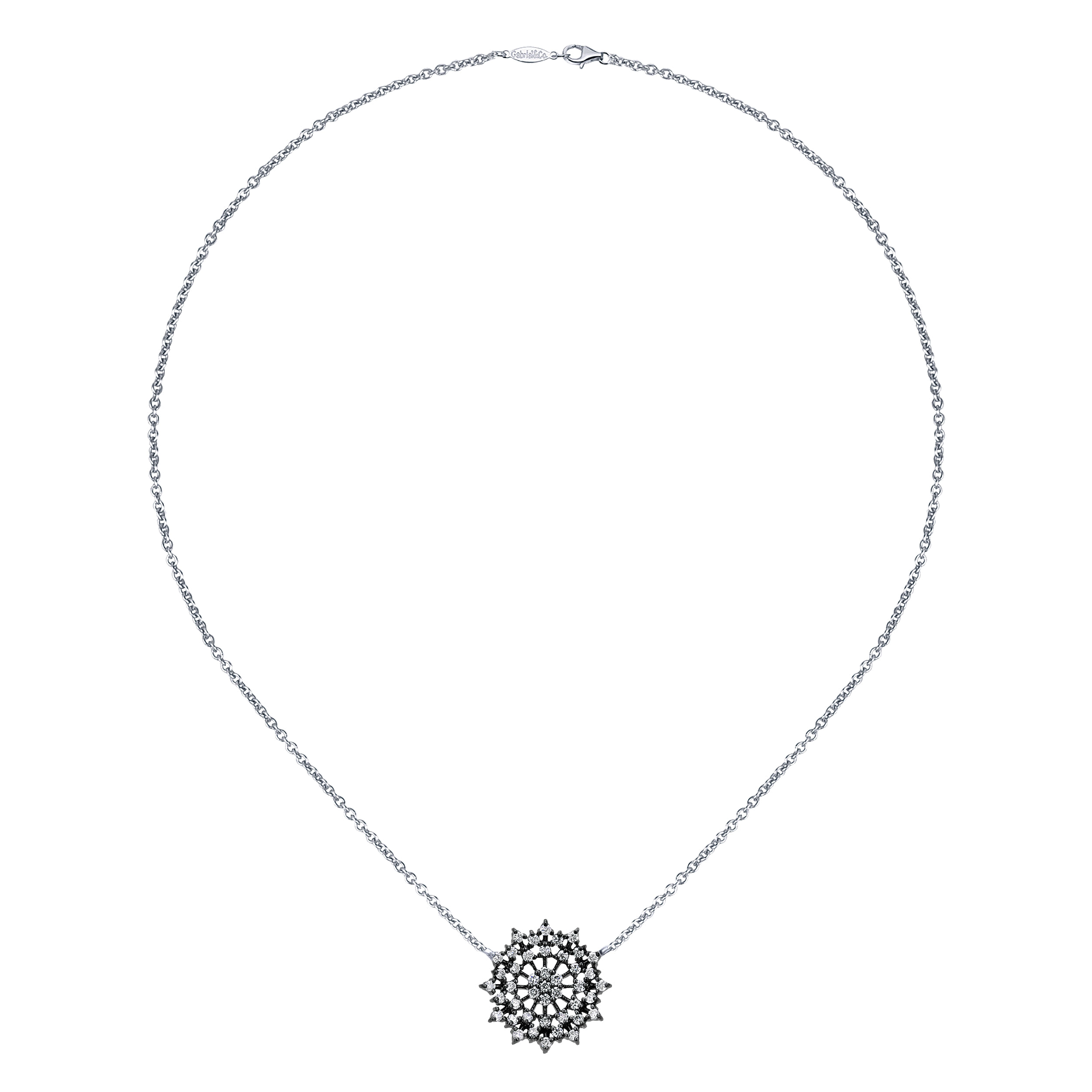 18 inch 14K White Gold Fashion Necklace