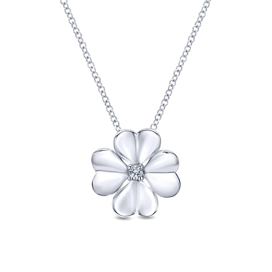 Gabriel - 18 inch Silver Fashion Necklace