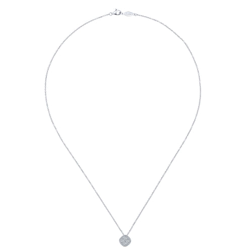 18 inch White Plated Alloy Fashion Necklace