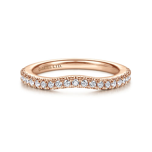 18K Rose Gold Matching Wedding Band