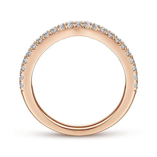 18K Rose Gold Matching Wedding Band