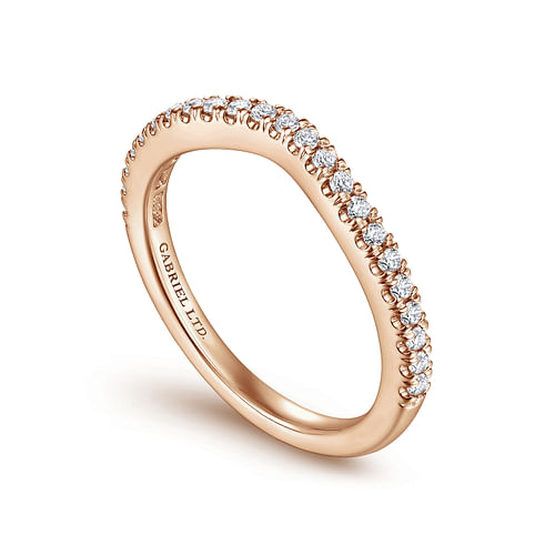 18K Rose Gold Matching Wedding Band