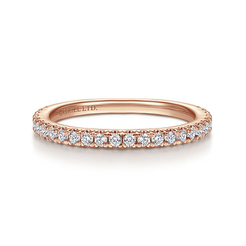 18K Rose Gold Matching Wedding Band