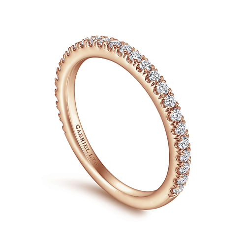 18K Rose Gold Matching Wedding Band