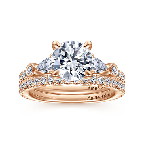 18K Rose Gold Matching Wedding Band