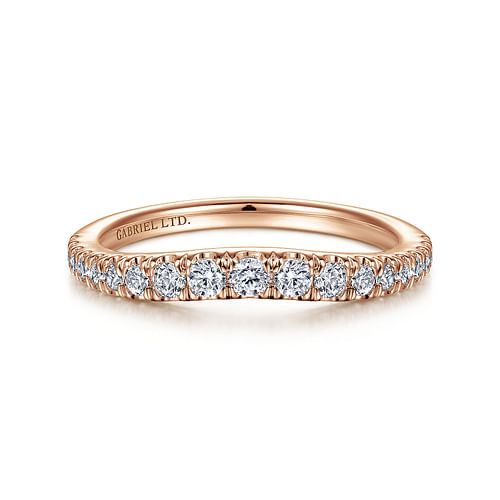 18K Rose Gold Matching Wedding Band