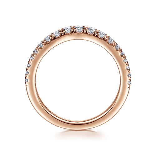 18K Rose Gold Matching Wedding Band