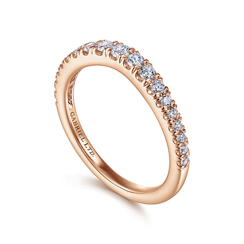 18K Rose Gold Matching Wedding Band