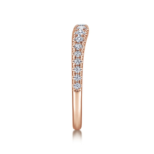 18K Rose Gold Matching Wedding Band