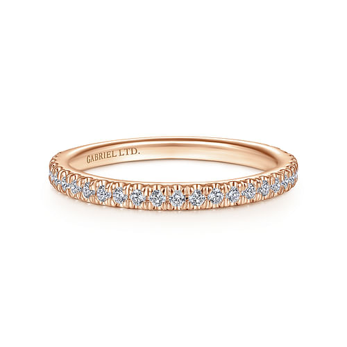 18K Rose Gold Matching Wedding Band