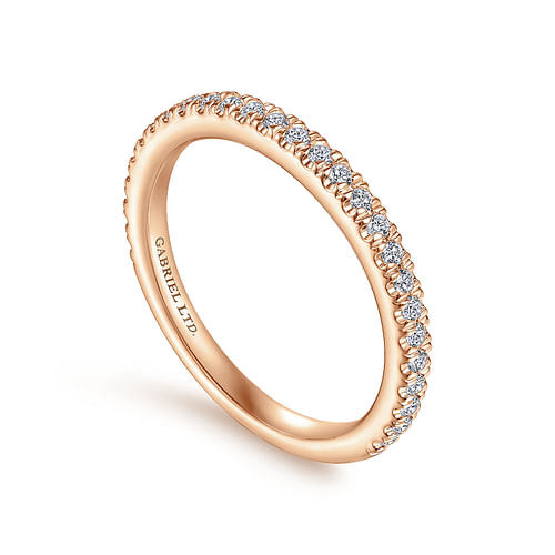 18K Rose Gold Matching Wedding Band