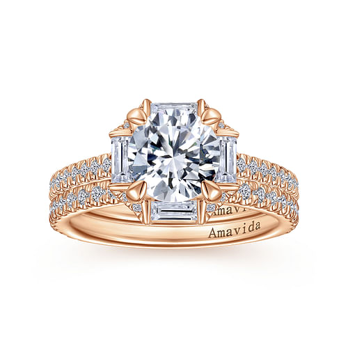 18K Rose Gold Matching Wedding Band