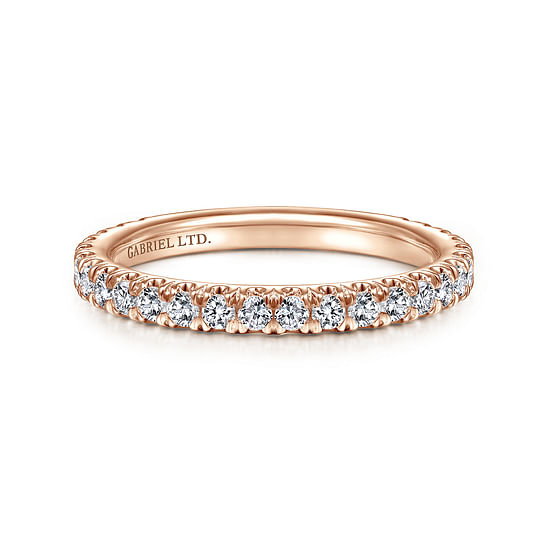 Gabriel - 18K Rose Gold Matching Wedding Band