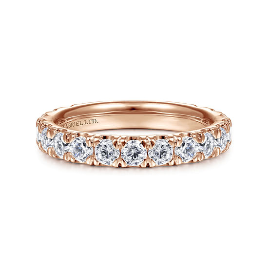 Gabriel - 18K Rose Gold Matching Wedding Band