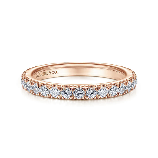 Gabriel - 18K Rose Gold Matching Wedding Band