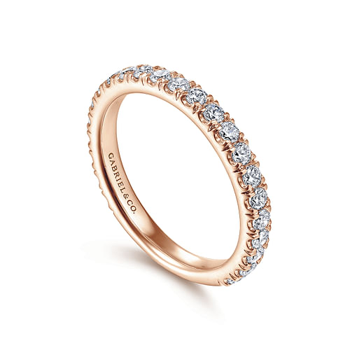 18K Rose Gold Matching Wedding Band