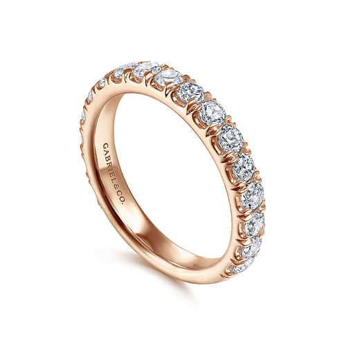 18K Rose Gold Matching Wedding Band