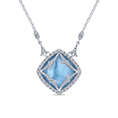 18K White Gold  Fashion Necklace