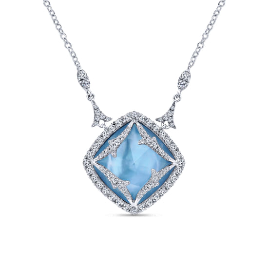 Gabriel - 18K White Gold  Fashion Necklace