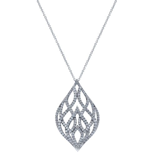 18K White Gold  Fashion Necklace