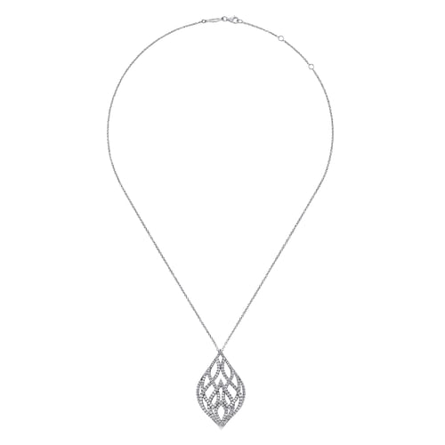 18K White Gold  Fashion Necklace