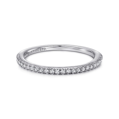 18K White Gold  Matching Wedding Band