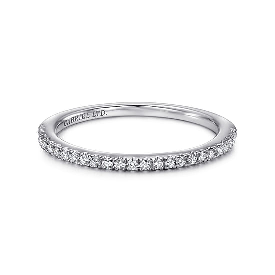 Gabriel - 18K White Gold  Matching Wedding Band