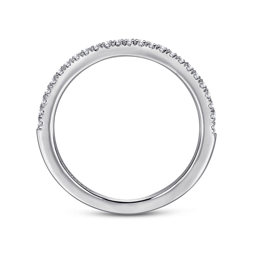 18K White Gold  Matching Wedding Band