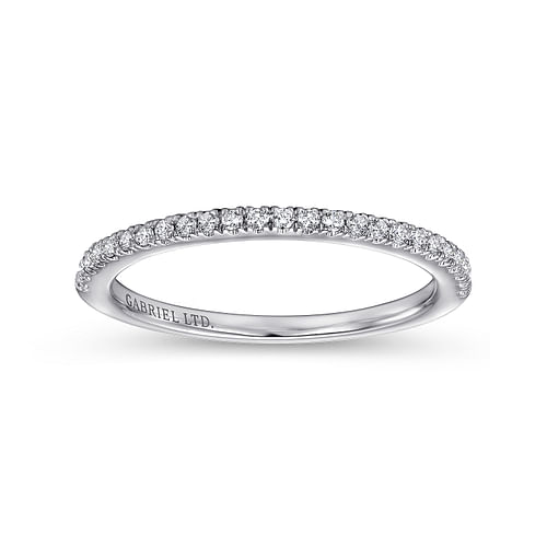 18K White Gold  Matching Wedding Band