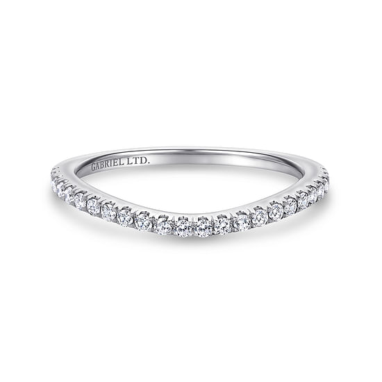 Gabriel - 18K White Gold  Matching Wedding Band