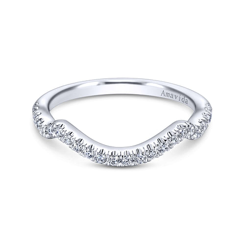 18K White Gold  Matching Wedding Band