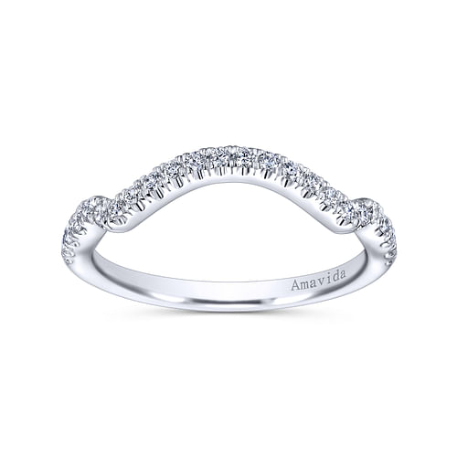 18K White Gold  Matching Wedding Band