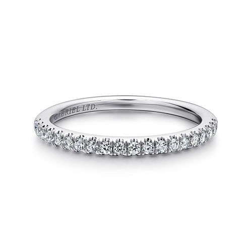 18K White Gold  Matching Wedding Band