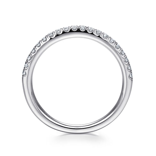 18K White Gold  Matching Wedding Band