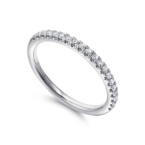 18K White Gold  Matching Wedding Band