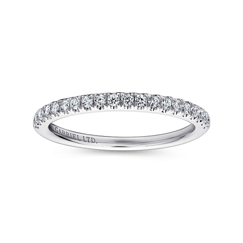 18K White Gold  Matching Wedding Band