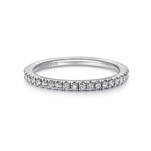 18K White Gold  Matching Wedding Band