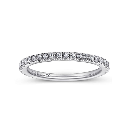 18K White Gold  Matching Wedding Band