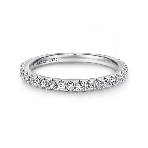 18K White Gold  Matching Wedding Band